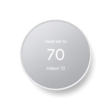 Google Nest Thermostat – Smart Thermostat for Home – Programmable Wifi Thermostat – Snow