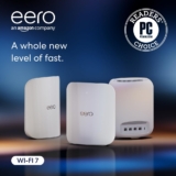 Amazon eero Max 7 mesh wifi system (newest model) – Supports internet plans up to 10 Gbps, Coverage up to 7,500 sq. ft., Connect 750+ devices, 3-pack