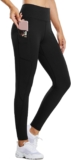 baleaf Women’s Fleece Lined Leggings Water Resistant Thermal Winter Warm Tights High Waisted with Pockets Running Gear
