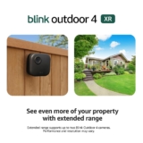 Blink Outdoor 4 XR – two-year battery wireless camera with 4x security coverage, 1000 ft open-air range or 400 ft with typical use — 6 camera system
